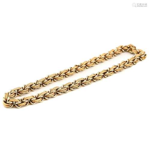 Austrian 18k Yellow Gold Necklace.