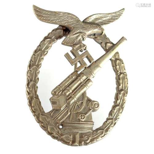 German World War II Luftwaffe Anti-Aircraft Badge