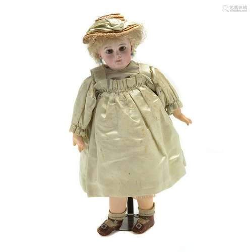 French Jumeau No. 8 French Bisque Porcelain Doll.