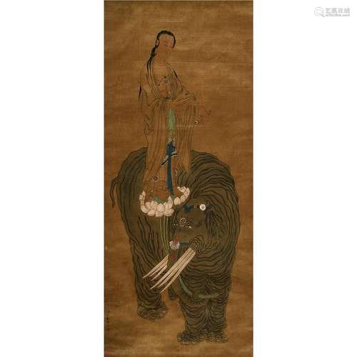 Attributed to Ding Guanpeng: Guanyin