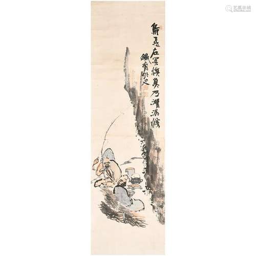 Japanese Scroll by Tassai