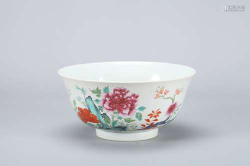 A Chinese Famille-Rose Porcelain Bowl