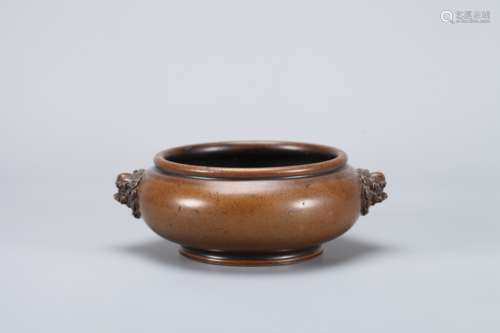 A Chinese Bronze Incense Burner