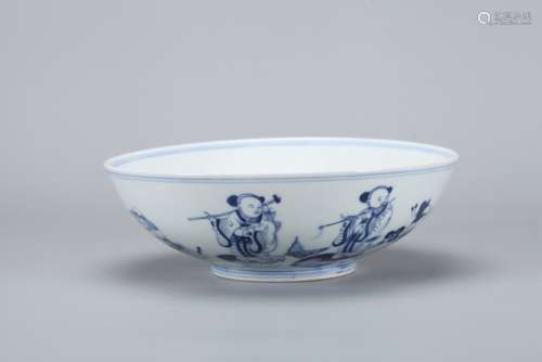 A Chinese Blue and White Porcelain Bowl