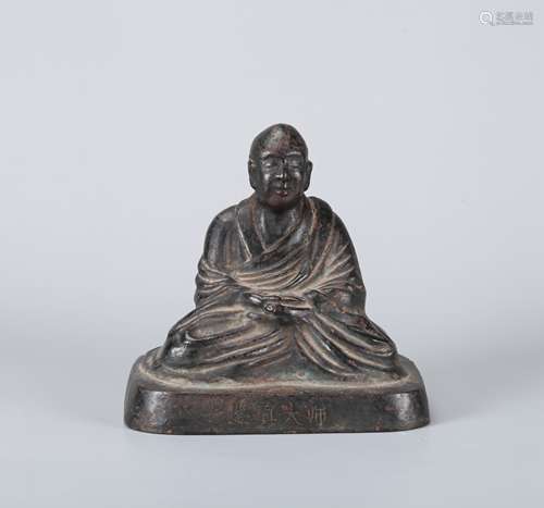 A Chinese Iron Buddha