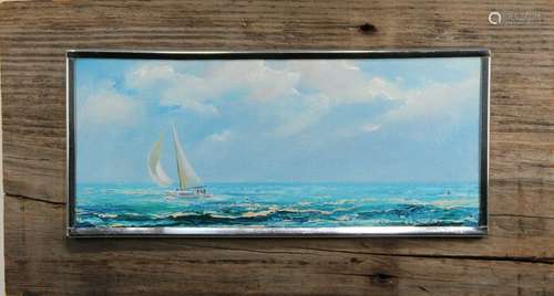 20th C. American School Nautical Painting