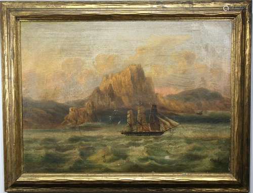 European School, 19th C. Nautical Painting