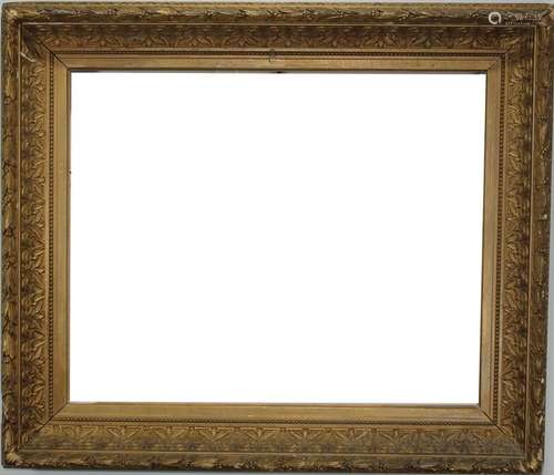 19th C. Hudson River Style Carved/Gilt Frame