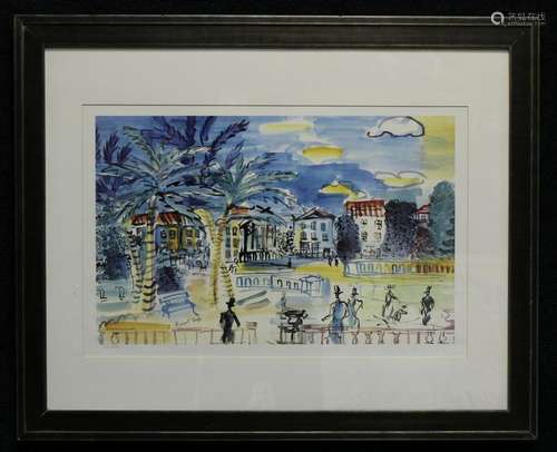 Framed Raoul Dufy Print, (86/500)