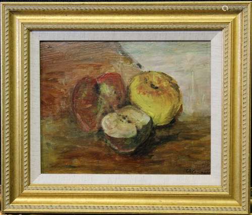 European School, Still Life Painting of Fruit