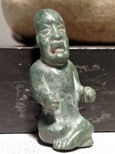 20th C. Olmec STYLE Seated Figure