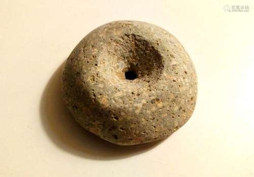 Zapotec, Stone Spindle Whorl - Oaxaca, Mexico