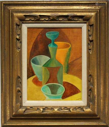 Signed, American Modernist Still Life Painting