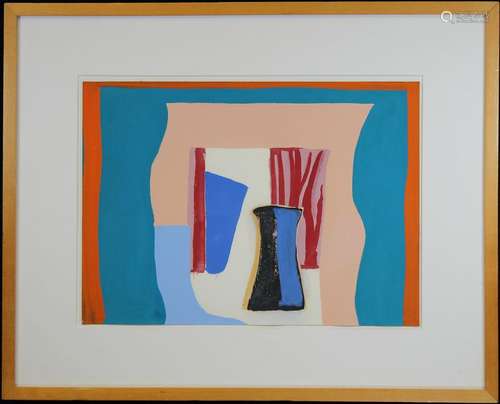 Framed 20th C. Abstract Painting