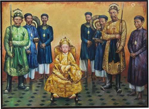 Cau Vong, Monumental Painting of Emperor Duy Tan