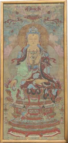 Monumental 18th C. Tibetan Thangka