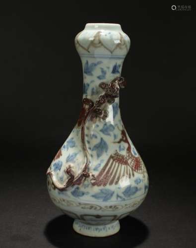 An Estate Chinese Myth-beast Phoenix-fortune Porcelain