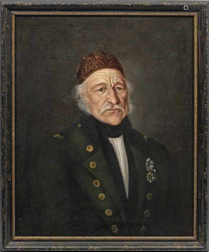 Deutscher oder französischer Maler(Tätig 2. Hälfte 19. Jh.)Porträt eines älteren HerrnUm 1870
