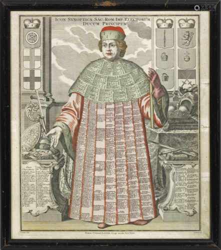 Emanuel Eichel(1717 Augsburg - 1782 ebenda)Fürst des Heiligen Römischen Reiches mit Chronologie