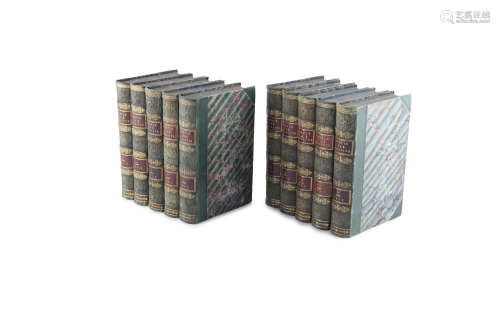 TEMPLE BAR MAGAZINE, 10 volumes, various dates
