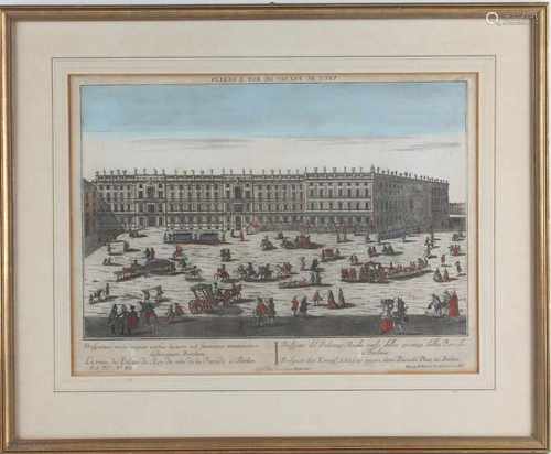 Georg Balthasar PROBST (1732-1801) Königliches Schloss mit Paradeplatz in Berlin No.42,