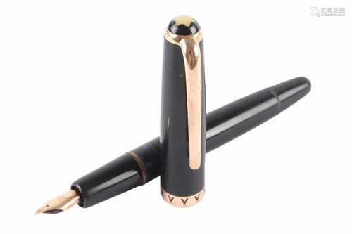 Seltener Montblanc Füller 262 mit 585 Goldfeder, Herstellungszeitraum 1954-1957, Modellnummer 262,