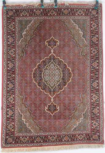 Bidjar Teppich, Iran, 146x104 cm,handgeknüpfter Teppich, Wolle, 146 cm x 104 cm, 700.000 Konten