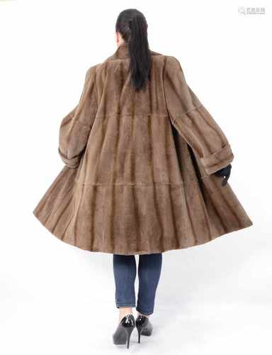 Lapin Pelzjacke Kaninchen Pelz, hellbraun, Gr.40,Lapin, Rubbert fur jacket, shorn, l. brown, size: