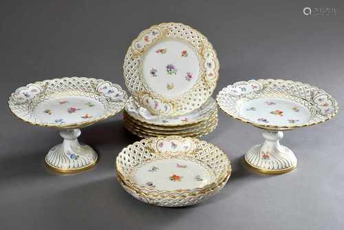 10 Teile Meissen 