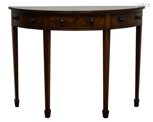 19th century mahogany side table,