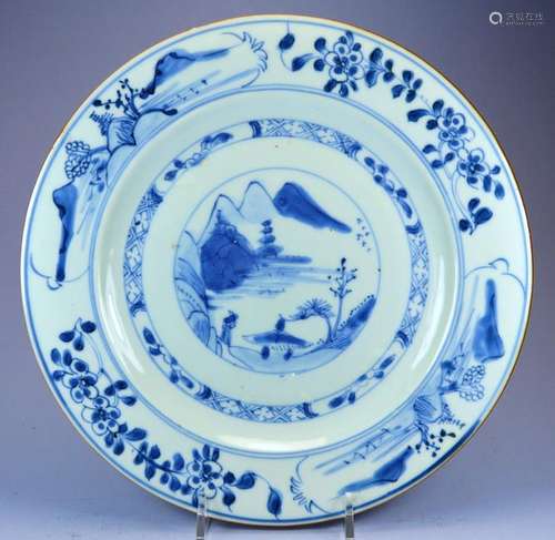 CHINESE QIANLONG PORC PLATE CA. 18TH C