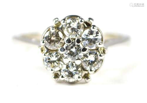 RING 18 KT GOLD, DIAMONDS