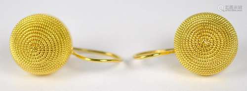 22 KT EARRINGS PAIR *NEW*