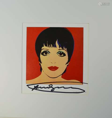 ANDY WARHOL VINTAGE PRINT, 