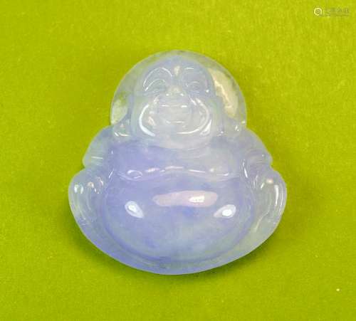 CHINESE GRADE A TOP JADE BUDDHA AMULET PENDANT