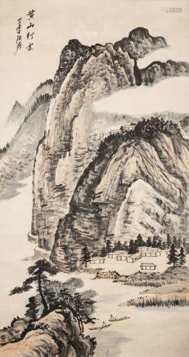 A Chinese Painting, Zhang Daqian Mark