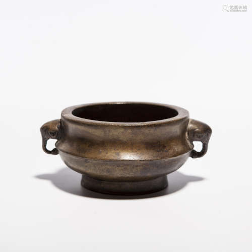 A Chinese Bronze Incense Burner