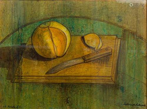 COUNT WILLIAM DE BELLEROCHE (1913-1969) British (AR) Fromages Mixed media,