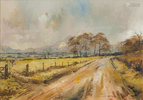 STEPHEN LEWIS (20th century) British (AR) In Full Cry Oil on board, signed and dated 1986,