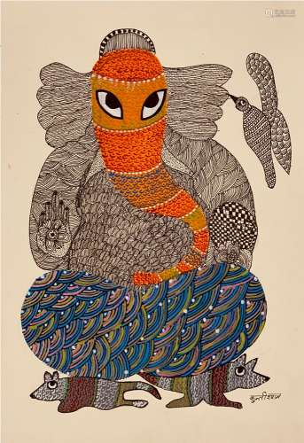 Gond & Tribal Art - Ganesha