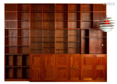 Mogens Koch (Danish, 1888-1993) Modular Bookcase . Designed, 1948. Executed by master