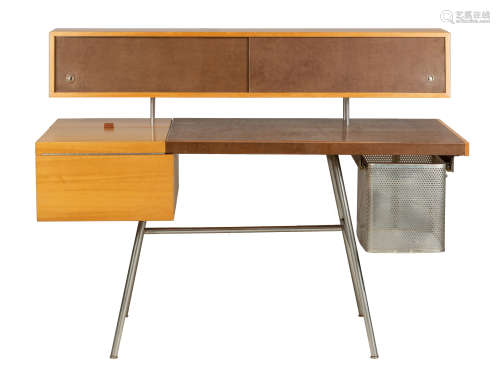 George Nelson & Associates Home Office Desk, Model 4658. Manufactured by Herman Miller USA, 1946.