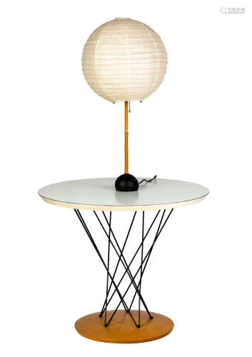 Isamu Noguchi (Japanese/American, 1904-1988) Akari Lamp. Sculptural light, table lamp by Isamu