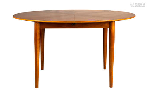 Finn Juhl (Danish, 1912-1989) Dining Table. Baker furniture. With three 14