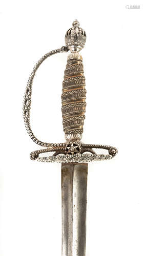 English Sword. 18th century. Colichemarde blade. Blade 31