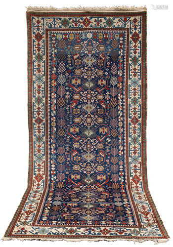 Fine Shirvan Rug. Outstanding example and size. Circa 1900. Even pile throughout, no repairs or