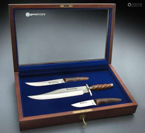 (3) Jimmy Lile hand made knives for Beretta