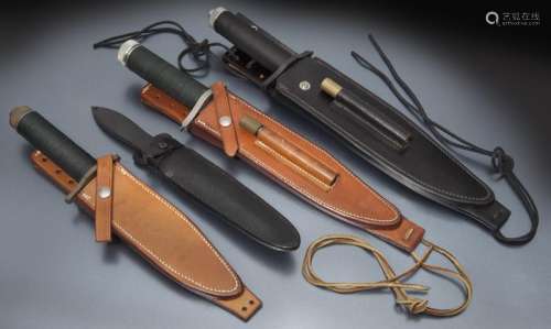 (4) Jimmy Lile #66 knife set,