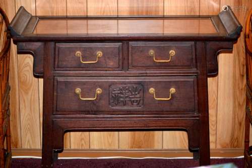 Chinese Altar Table with Drawer