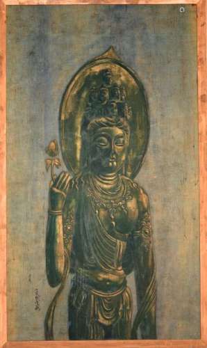 Japanese Oil Painting - Kuanyin